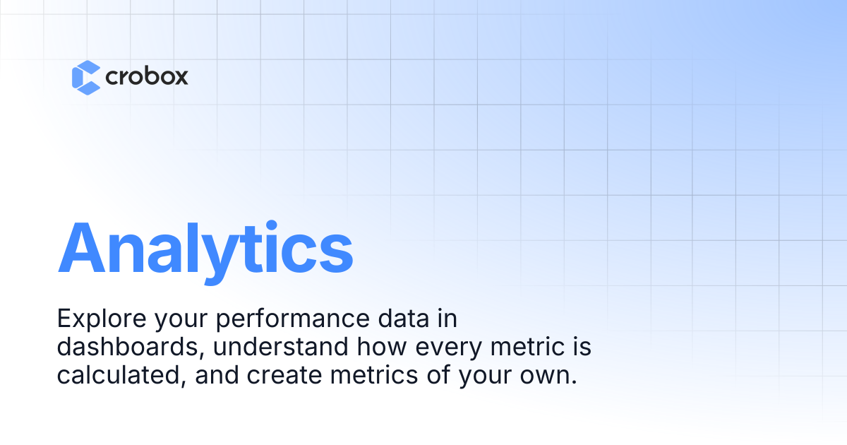 Analytics | Crobox Documentation