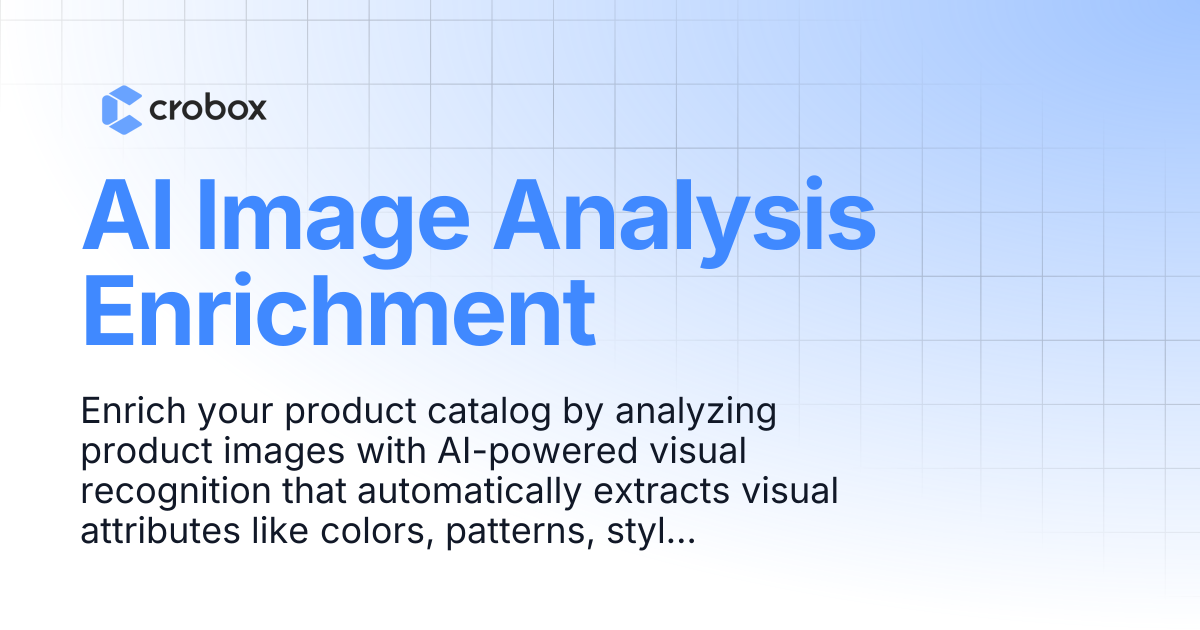 AI Image Analysis Enrichment | Crobox Documentation